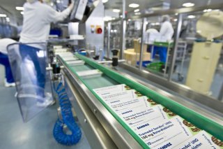 Sur les deux premiers partiels cumulés, Novartis enregistre une croissance de 5% à 26,58 milliards. Le bénéfice net de base a progressé deux fois plus vite à 7,43 milliards. (KEYSTONE/Martin Ruetschi)